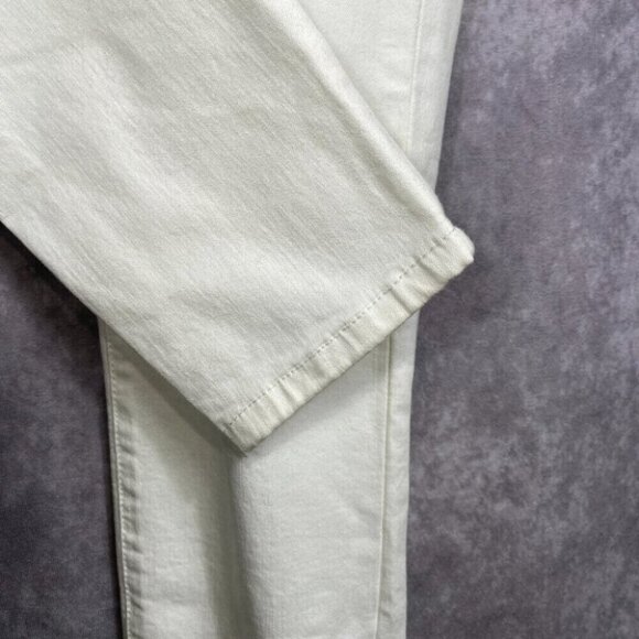 Buffalo David Bitton Aubrey Jeans Women's 8/29 White Mid Rise Super Soft Ankle - Picture 5 of 15